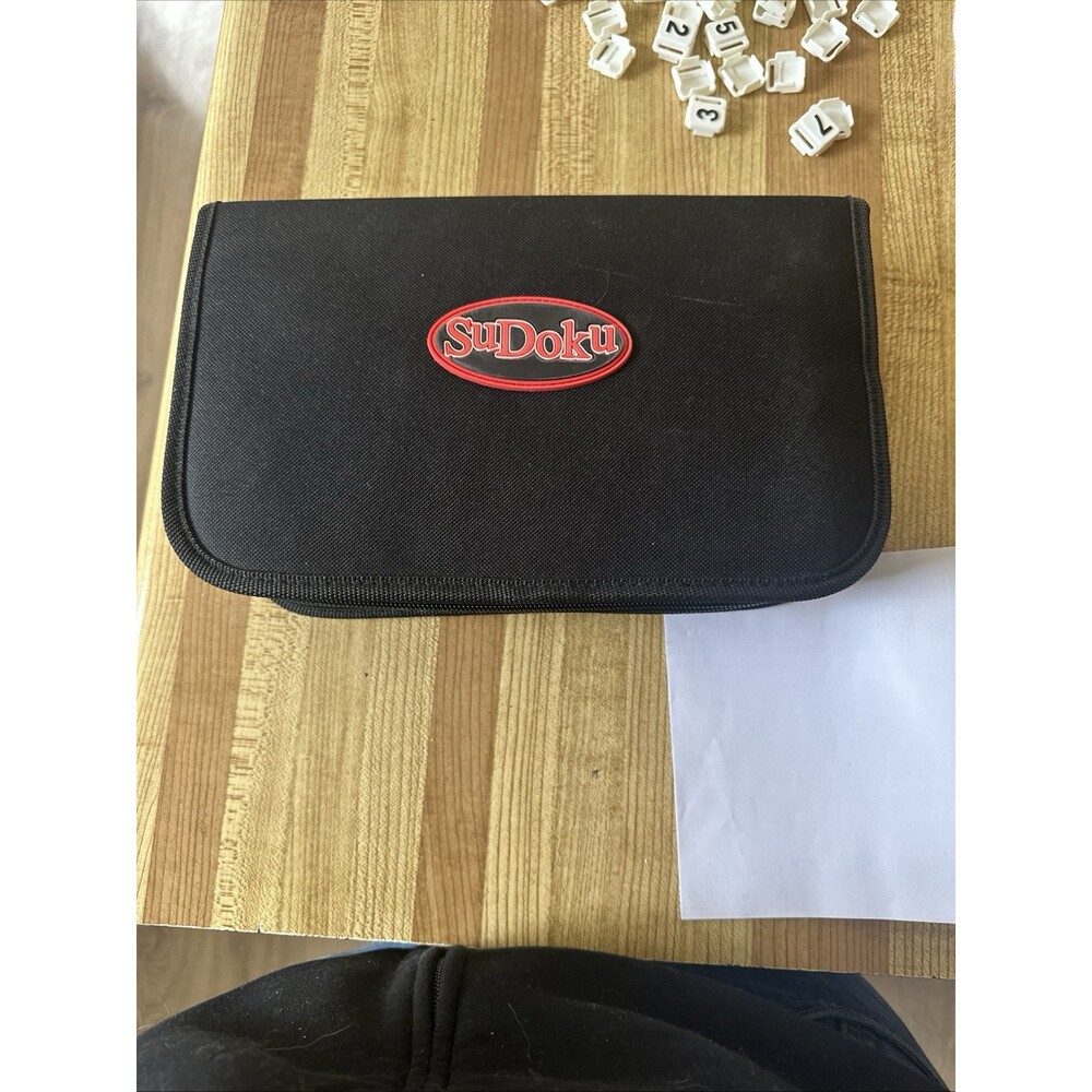 Pressman Sudoku Attache Edition Zipper case road trip game *Read